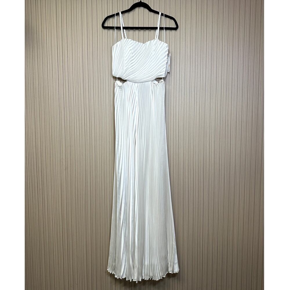 Alice + Olivia Women's Powell Jumpsuit in White Size 6